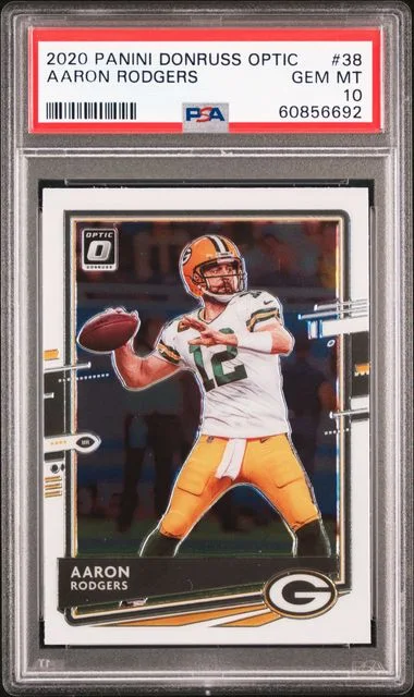 2020 Donruss Optic Aaron Rodgers #38 card image