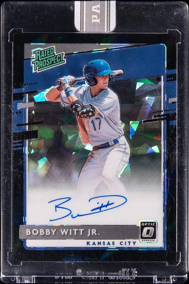2020 Donruss Optic Bobby Witt Jr. Whitebox Rated Prospect #RPS-BW card image