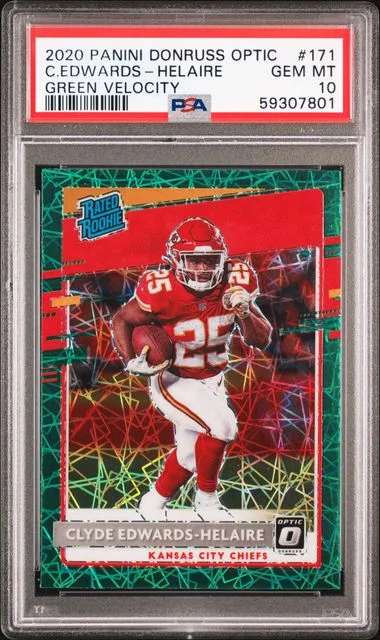 2020 Donruss Optic Clyde Edwards-Helaire #171 card image