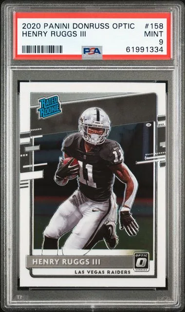 2020 Donruss Optic Henry Ruggs III #158 card image