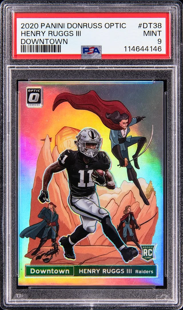 2020 Donruss Optic Henry Ruggs III Downtown #DT-38 card image