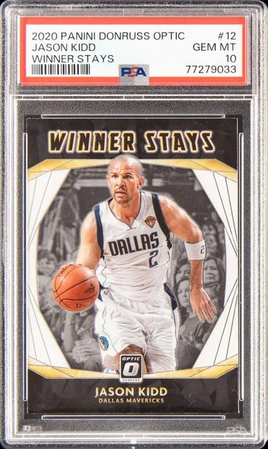 2020 Donruss Optic Jason Kidd Winner Stays #12 card image