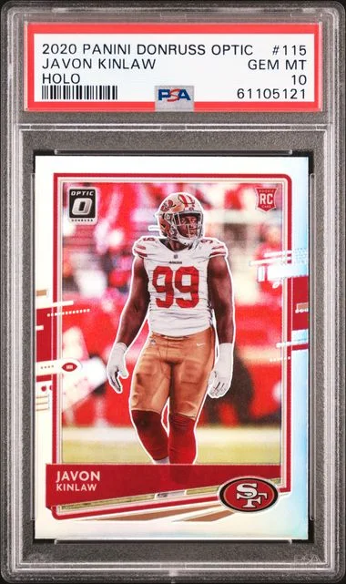 2020 Donruss Optic Javon Kinlaw Holo #115 card image