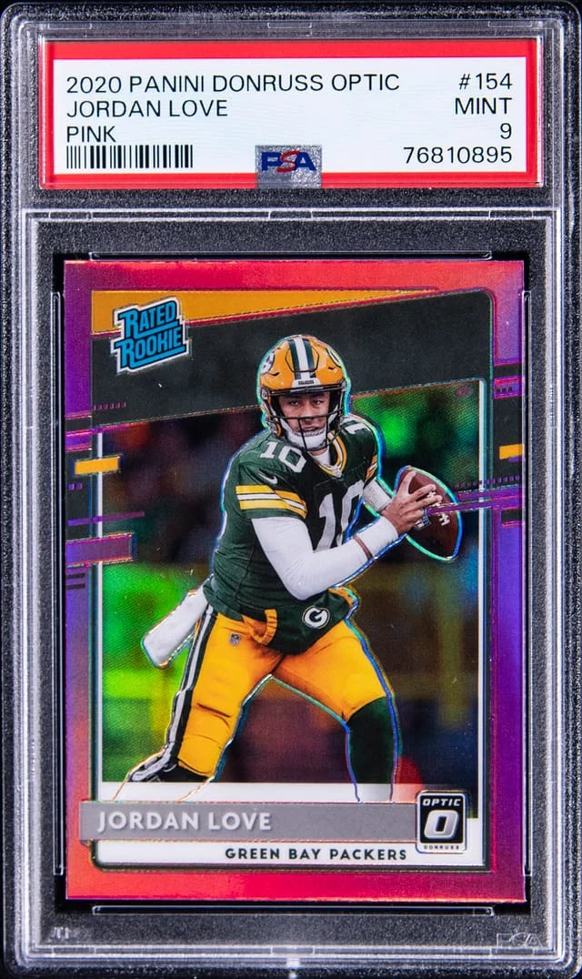 2020 Donruss Optic Jordan Love Holo #154 card image