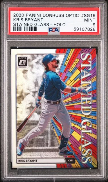 2020 Donruss Optic Kris Bryant Stained Glass Holo #Sg15 card image