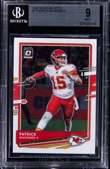 2020 Donruss Optic Patrick Mahomes II #7 card image