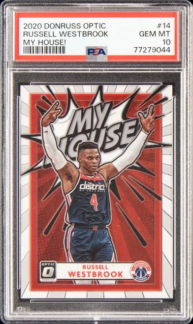2020 Donruss Optic Russell Westbrook My House! #14 card image