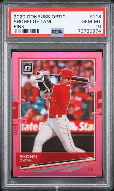 2020 Donruss Optic Shohei Ohtani Pink #118 card image
