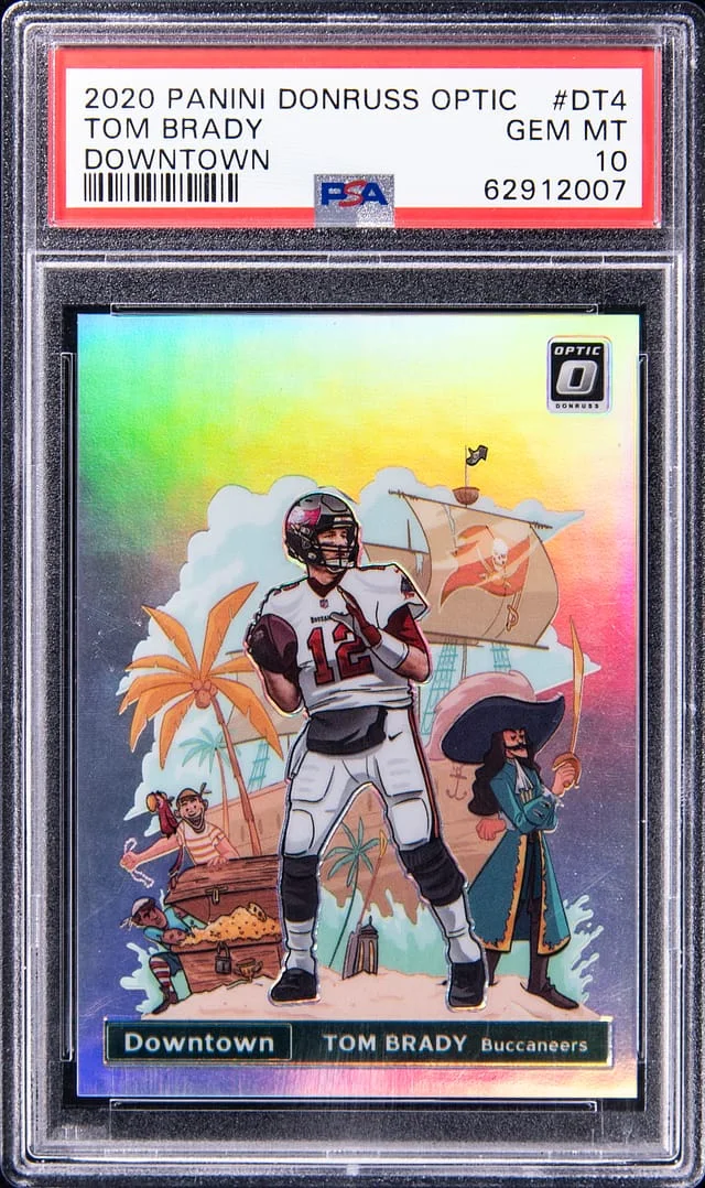 2020 Donruss Optic Tom Brady Downtown #DT-4 card image