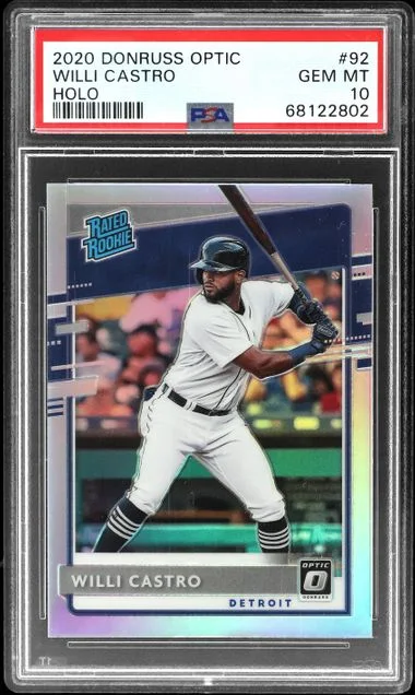 2020 Donruss Optic Willi Castro Holo #92 card image