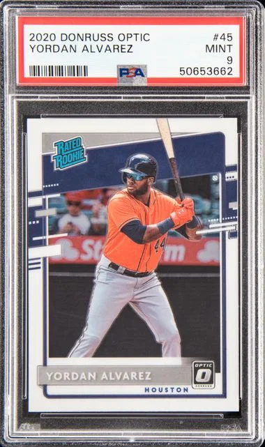 2020 Donruss Optic Yordan Alvarez #45 card image