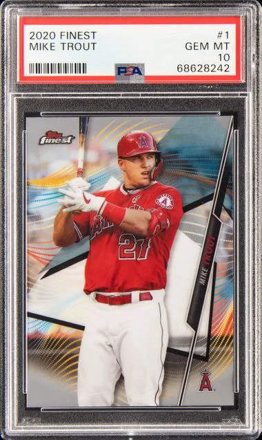2020 Finest Mike Trout #1 card image