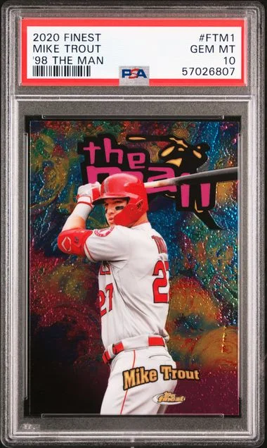 2020 Finest Mike Trout 1998 The Man #Ftm1 card image