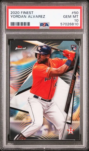 2020 Finest Yordan Alvarez #50 card image