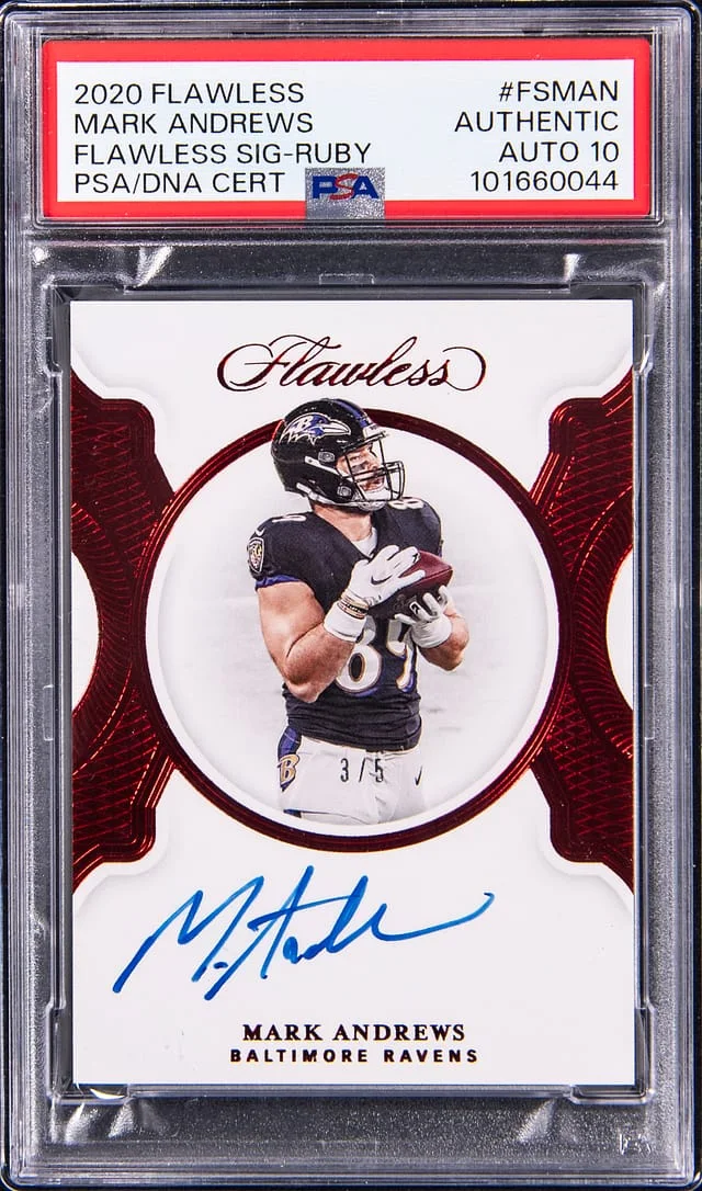 2020 Flawless Mark Andrews Signatures-Ruby #FSMAN card image