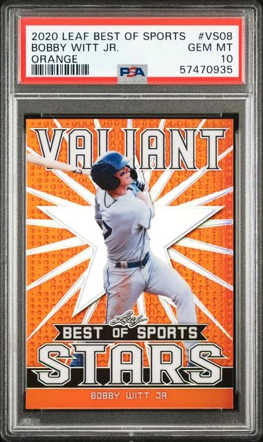 2020 Leaf Bobby Witt Jr. Best Of Sports Orange #Vs08 card image