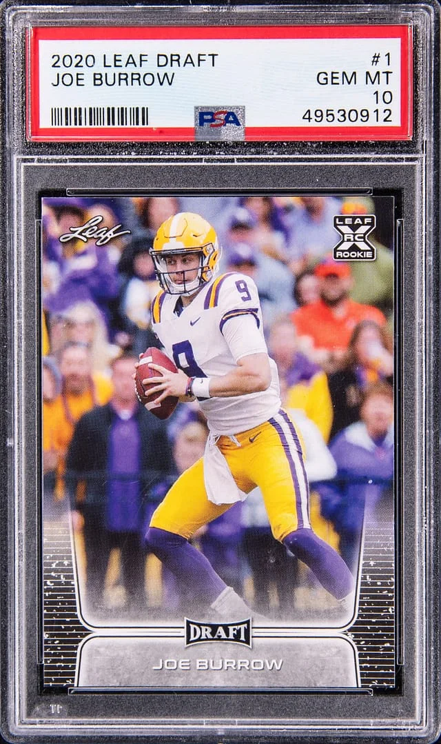 2020 Leaf Joe Burrow Draft #1 card image