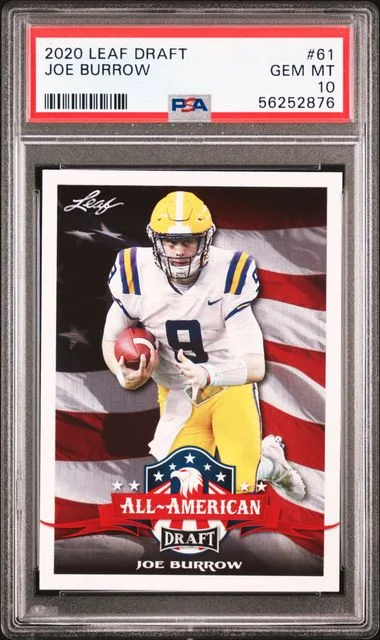 2020 Leaf Joe Burrow Draft #61 card image