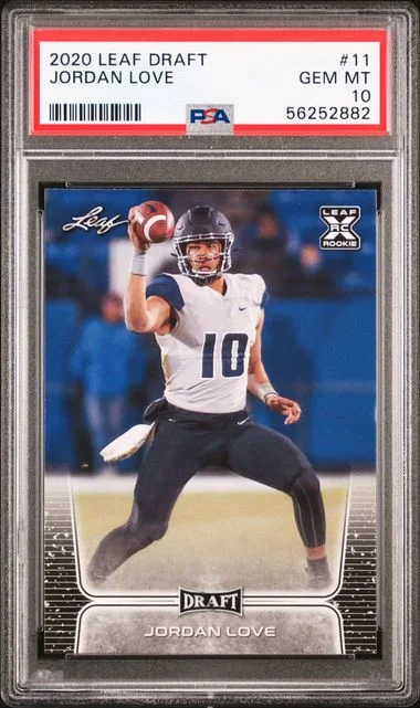 2020 Leaf Jordan Love Draft #11 card image