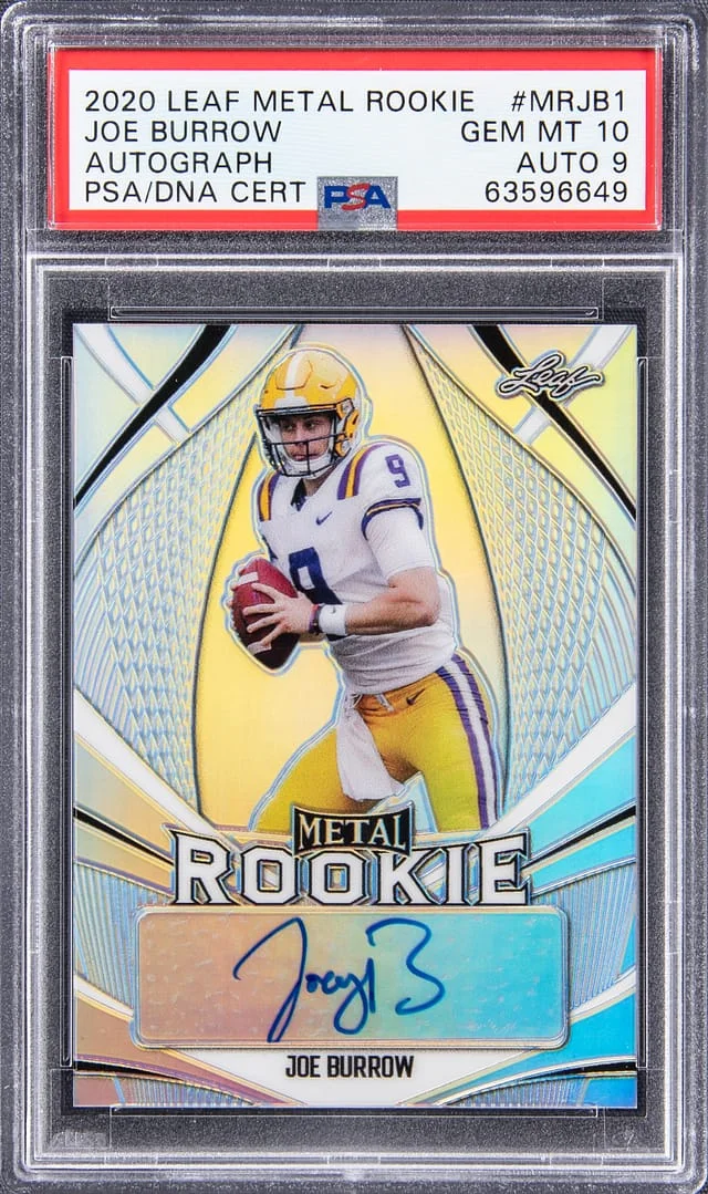 2020 Leaf Metal Joe Burrow #MRJB1 card image