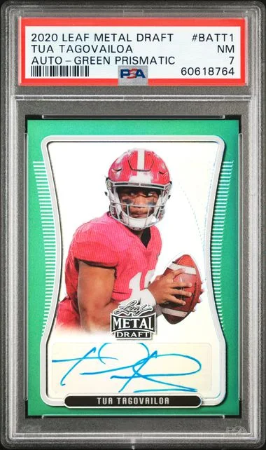 2020 Leaf Metal Tua Tagovailoa Draft Autographs #BATT1 card image