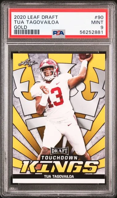 2020 Leaf Tua Tagovailoa Draft #90 card image