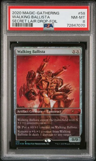 2020 Magic The Gathering Secret Lair Drop Foil Walking Ballista #58 card image