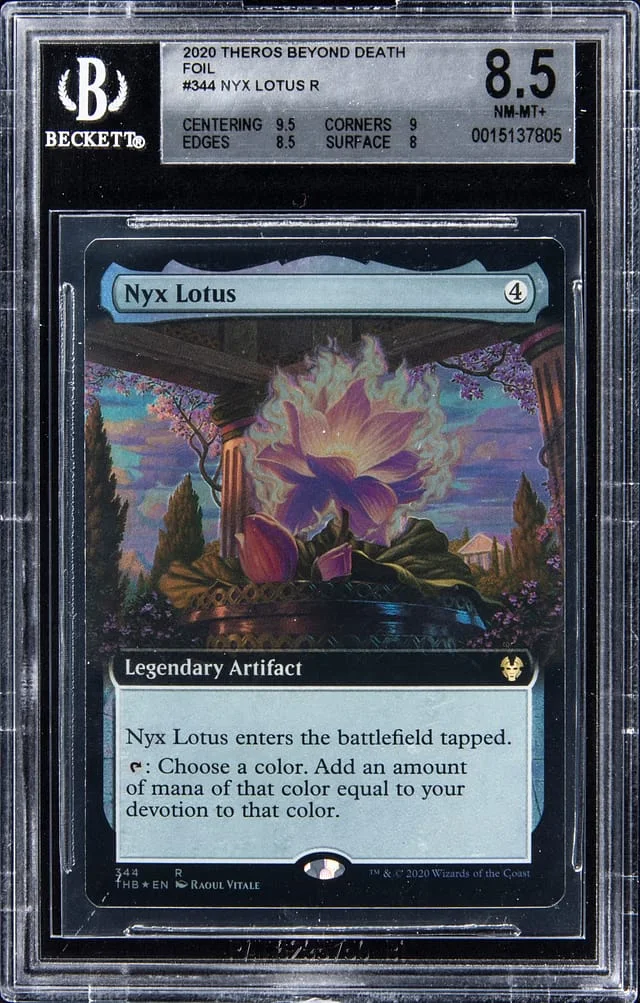 2020 Magic The Gathering Theros Beyond Death Foil Nyx Lotus #344 card image