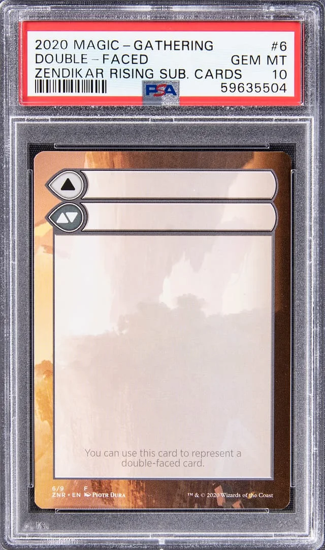 2020 Magic: The Gathering Zendikar Rising Substitution Cards Double-Faced #6 card image