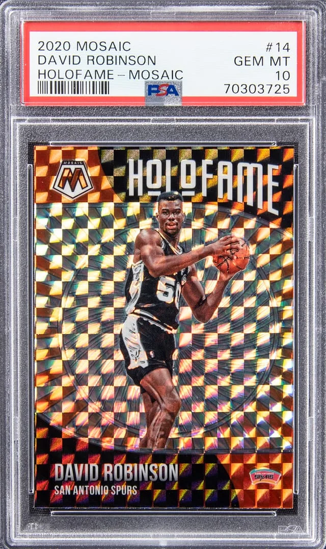 2020 Mosaic David Robinson Holofame - Mosaic #14 card image