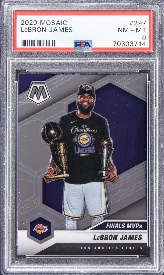 2020 Mosaic LeBron James #297 card image