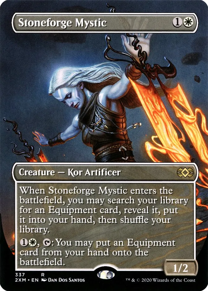 2020 Double Masters Stoneforge Mystic [Extended Art] rare #337 rare card image