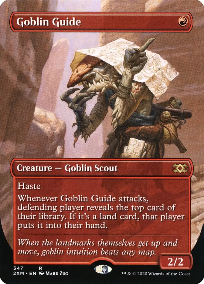 2020 Double Masters Goblin Guide rare #347 rare card image