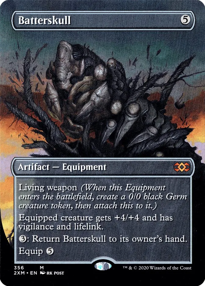 2020 Double Masters Batterskull mythic #356 mythic card image