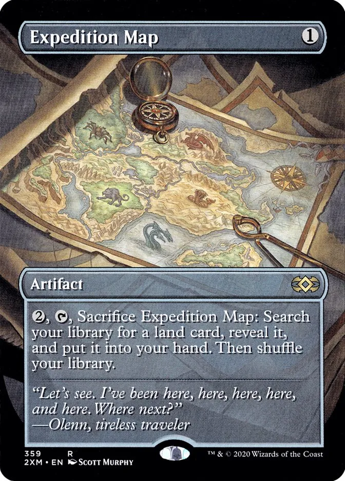 2020 Double Masters Expedition Map rare #359 rare card image