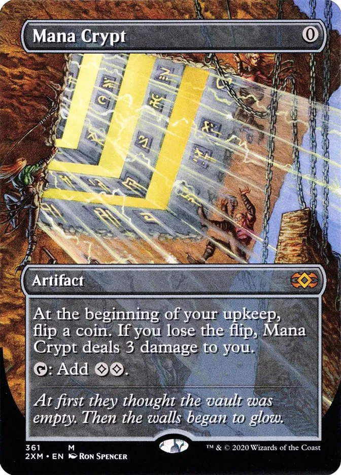 2020 Double Masters Mana Crypt mythic #361 mythic card image