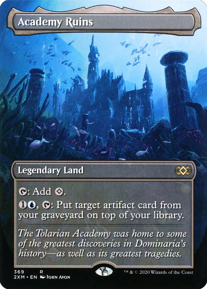 2020 Double Masters Academy Ruins #369 rare card image