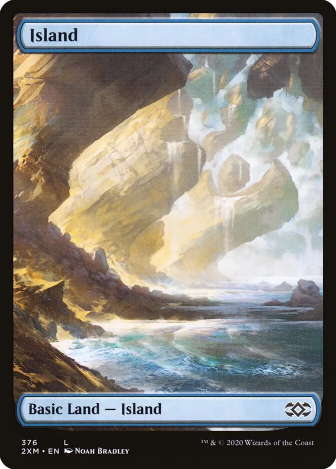 2020 Double Masters Island [Foil] common #376 common card image