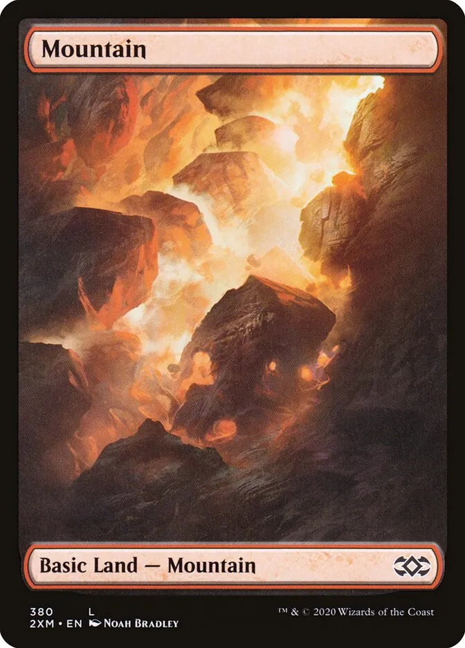 2020 Double Masters Mountain common #380 common card image