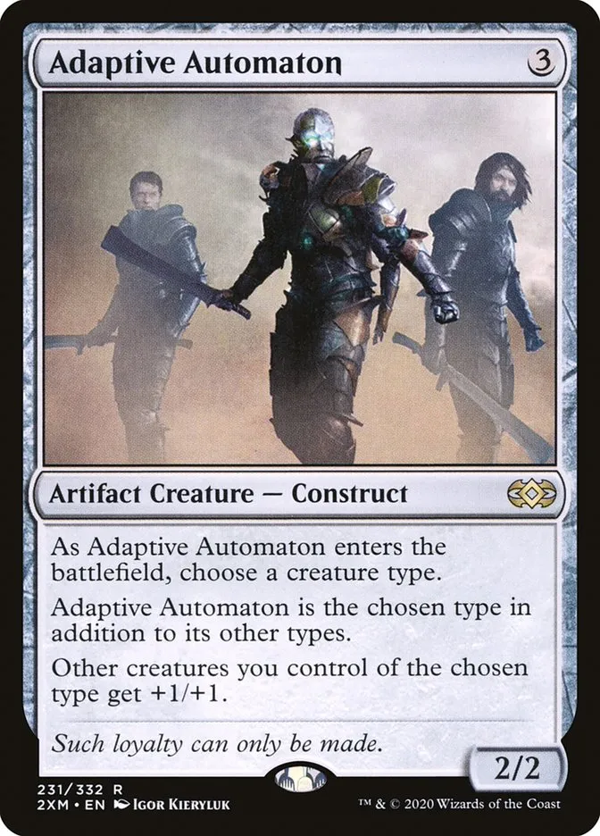 2020 Double Masters Adaptive Automaton rare #231 rare card image