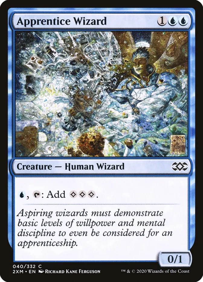 2020 Double Masters Apprentice Wizard common #40 common card image