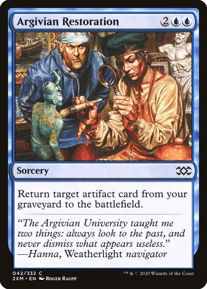 2020 Double Masters Argivian Restoration common #42 common card image