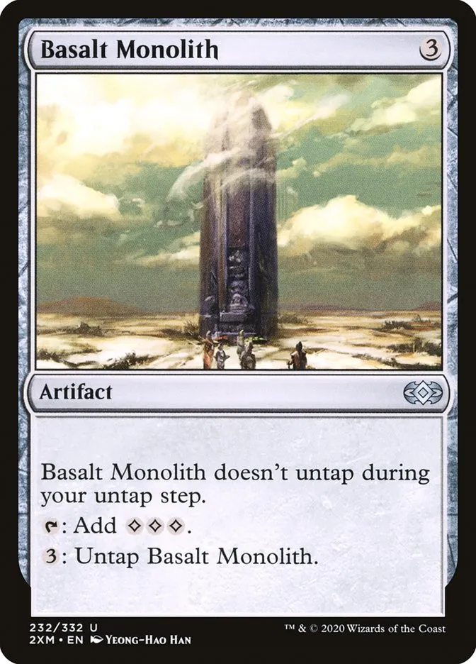 2020 Double Masters Basalt Monolith uncommon #232 uncommon card image