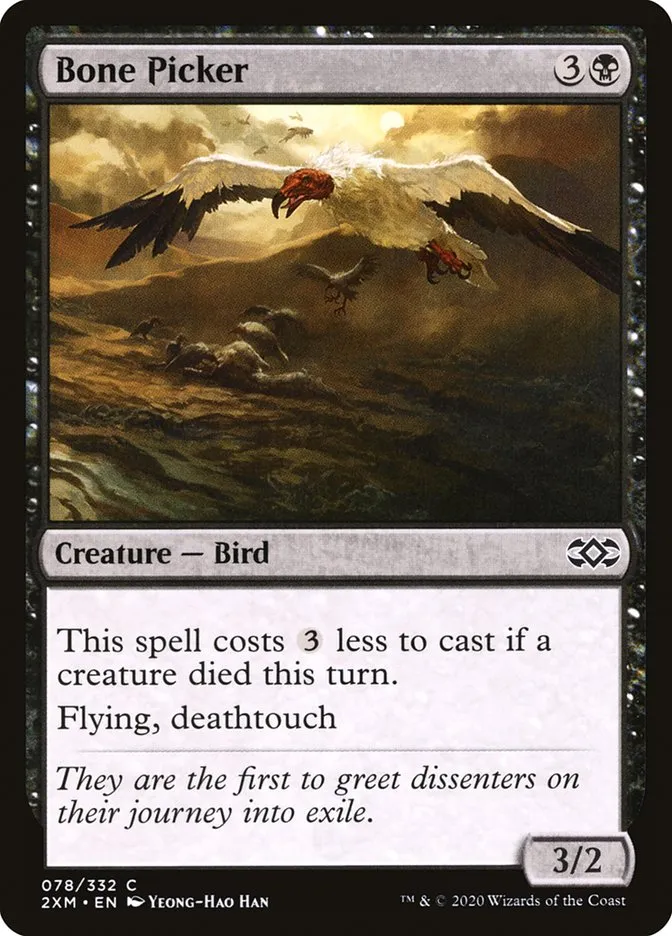 2020 Double Masters Bone Picker common #78 common card image