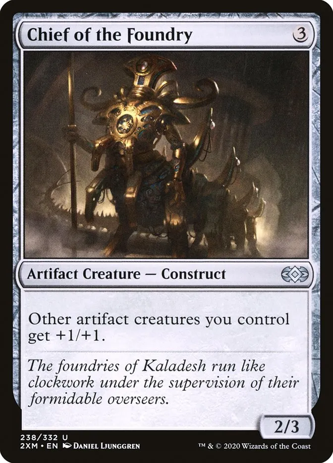 2020 Double Masters Chief of the Foundry #238 uncommon card image