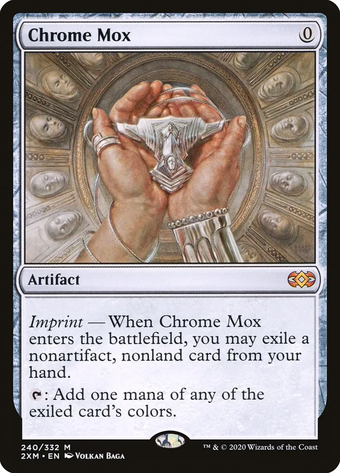 2020 Double Masters Chrome Mox mythic #240 mythic card image