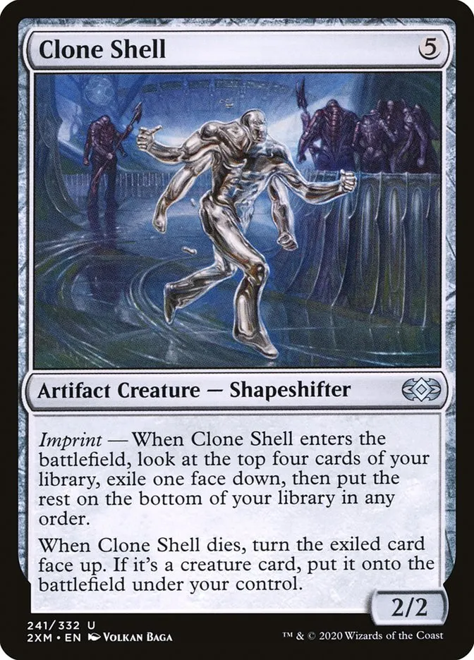 2020 Double Masters Clone Shell uncommon #241 uncommon card image