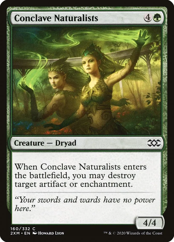 2020 Double Masters Conclave Naturalists common #160 common card image