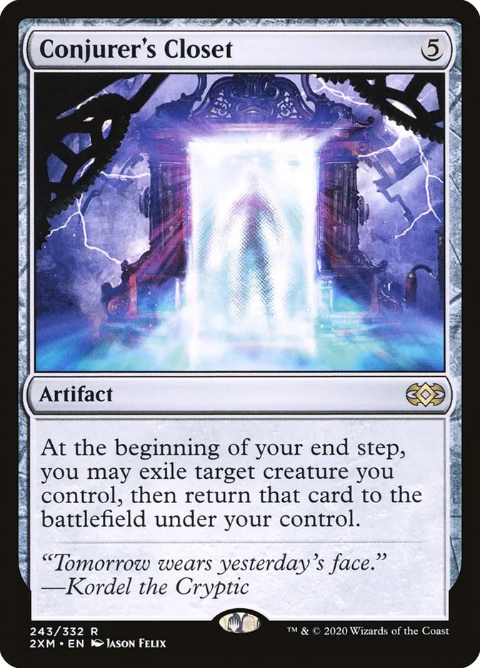 2020 Double Masters Conjurer's Closet #243 rare card image