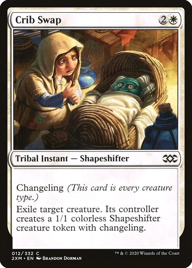 2020 Double Masters Crib Swap common #12 common card image